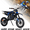 Blue, variant on Seipouy 49cc 2-Stroke Kids Dirt Bike, Dirt Bike for Kids 8-14, Gas Power Pocket Rocket Bike with 10" Wheel & Front Rear Disc Brakes, Off Road Mini Motorcycle Max Speed 40KM/H
