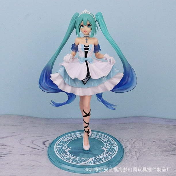 Figura de acción de Sega Hatsune Miku, 2022 Original, versión de arco Figura de Pvc de 24cm, modelo de muñeca, juguetes de regalo Fivean unisex