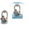 Baby Angel Praying Under Arch Poly Resin - Blue (48 Units Included)