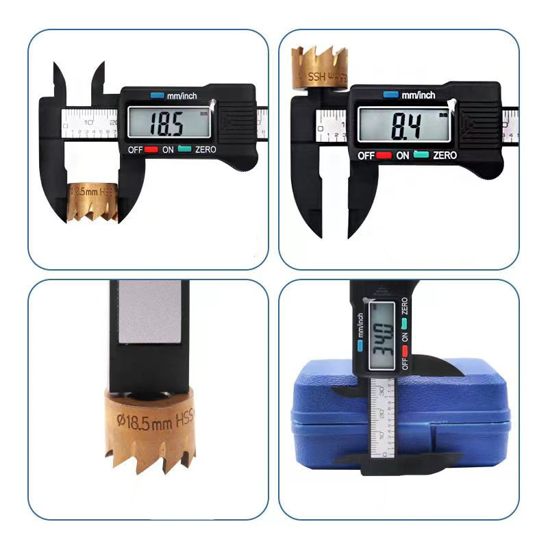 AHOME 150mm  Electronic Digital Caliper Carbon Fiber Dial Vernier Caliper Gauge Micrometer Measuring Tool Digital Ruler