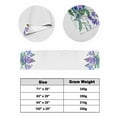 thumbnail image 6 of Xipuska Watercolor Wildflowers Bed Runners for Twin Size Bed, Decorative Bed Throws for Foot of Bed, Spring Botanical Art Bed Runner Sofa Throw Bedding Scarf Protector Slipcover for Bedroom/Hotel, 6 of 6