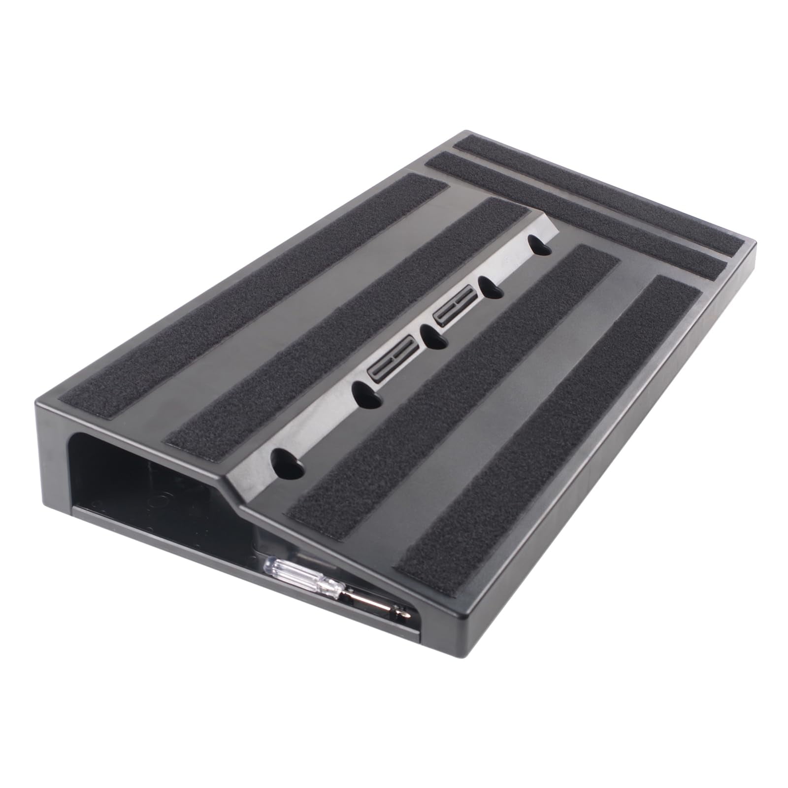 Garvee Guitar Effects Pedal Board, 22.04" x 11.02" Small Pedal Board with Carrying Bag, Pedal Cables and Hook Loop Strips for Guitar Player Bands Studio