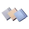thumbnail image 3 of Cotton Men Handkerchiefs Grandfathers 16inch Gentlemen Pocket Square Hankies Style B 3Pcs, 3 of 8