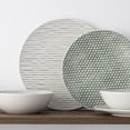 thumbnail image 7 of Noritake Green Hammock Set of 4 Coupe Stripe Dinner Plates, 7 of 7