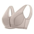 thumbnail image 2 of aidice Plus Size Womens Bras Wireless Front Closure Breathable Comfy Wide Strap Smoothing Everyday Bras, 2 of 9
