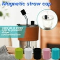 thumbnail image 4 of Magnetic Straw Cover, Silicone Leakproof Straw Protector for Tumbler, Compatible with Era/Resa, Drinkware Accessory, Reusable Accessories, Leak-Proof Seal Cover, 4 of 9