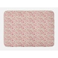 thumbnail image 1 of Cherry Blossom Bath Mat, Random Arrangement of Pastel Colored Blooming Sakura Flower, Plush Bathroom Decor Mat with Non Slip Backing, 29.5" X 17.5", Dried Rose and Eggshell, by Ambesonne, 1 of 2