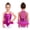 Hot Pink, variant on Girls Sparkly Ballet Performance Leotard Sleeveless Mesh Patchwork Feather Bodysuit Jazz Latin Dancewear Gold 10