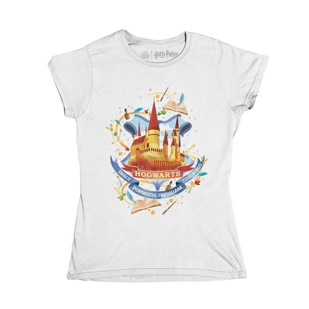 Playera Fan Army Harry Potter Talla 8 dormiens manga corta blanco