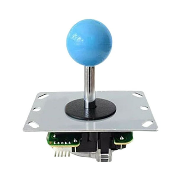 Bearachild Rocker Arcade Accesorios Máquinas expendedoras Juegos Función Palanca Controlador Joystick Operación Zero Delay Ball Top Videojuegos y accesorios Azul