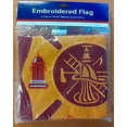 thumbnail image 6 of Fire Department 2x3 Foot Flag Double Sided Nylon Embroidered Banner Fire Dept, 6 of 6
