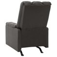 thumbnail image 3 of vidaXL Massage Reclining Chair Dark Grey Fabric, 3 of 5