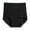 Black, variant on Sngxgn Women's Cotton Stretch Underwear Briefs Soft Breathable High Waisted Full Coverage Ladies Panties(Yellow,One Size)