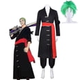 thumbnail image 1 of Anime One Piece Roronoa Zoro Cosplay disfraces Kimono disfraces de Halloween para hombres ropa de juego de rol P, 1 of 4