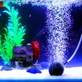 thumbnail image 2 of ACDANC 2-piece aquarium air stone pond aerator spherical bubble oxygen diffuser, used for fish tanks, buckets, hydroponic ponds, air pump accessories, blue (30mm), 2 of 4