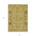 thumbnail image 3 of 10' X 14' Gold Wheat And Gray Oriental Washable Indoor Outdoor Area Rug, 3 of 5