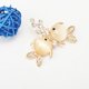 thumbnail image 2 of Minnieouse Broches para mujer moda peces diamantes de imitación alfileres bonitos broche estético brillante joyería para mujer accesorios de Accesorios de disfraces, 2 of 6