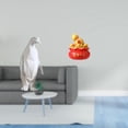 thumbnail image 2 of Escultura de pingüino,Escultura de pingüino para decoración nórdica del hogar,Adorno de mesa con estatua de animal,artesanía para decoración de dormitorio,Escultura de escritorio,Estatua, 2 of 8