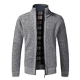 thumbnail image 1 of Cárdigan cálido de otoño e invierno para hombre, suéteres con cremallera de lana, chaquetas para hombre, abrigo de punto ajustado, cárdigan grueso, suéter, abrigo para hombre Tan Jianjun unisex, 1 of 2