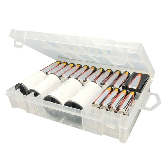 Battery Organizer Multi-purpose Battery Storage Case for AA/AAA/C/D/9V Battery