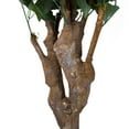 thumbnail image 3 of Trademark Global Artificial Hibiscus Plant, 48-inch Fake Tree with UV-Resistant Leaves and Pink Flowers, 3 of 4