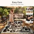 thumbnail image 4 of Moynesa 4'x6' Outdoor Rugs Waterproof, Plastic Straw RV Rugs for Outside, Large Portable RV Outdoor Rugs for Camping, Reversible Flower Picnic Mat for Camper Garden Tent, 4 of 10