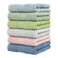 thumbnail image 7 of Soft Linen Washcloths for Bathroom Cotton Wash Cloth Set, 13x29 in Soft Rags for Body and Face Washcloths, 7 of 7