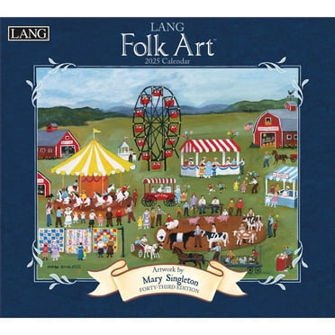 Lang Companies, Lang Folk Art Special Edition 2025 Wall Calendar