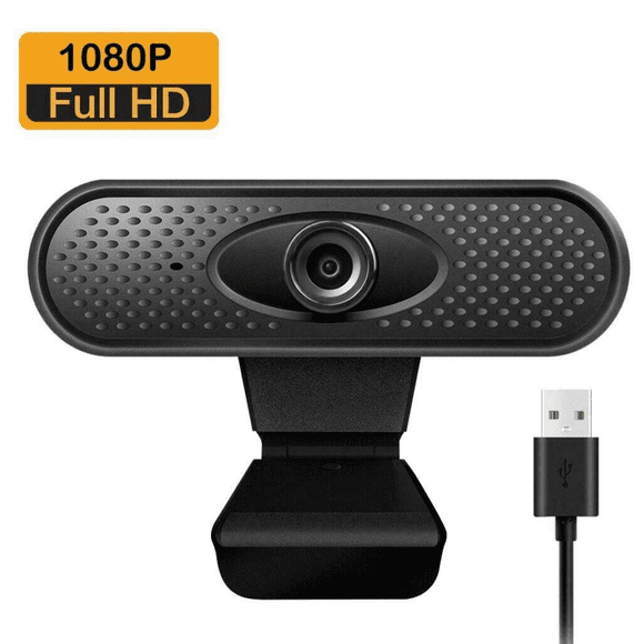 Caméra Web HD pour Ordinateur Portable de Bureau, 1080p Full HD avec Microphone Isolant le Bruit, Clip Universel pour Ordinateur Portable et Moniteurs