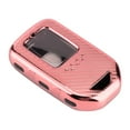 thumbnail image 4 of TPU Carbon Fiber Style Car Key Fob Cover Protective Case Fit for Honda Accord/Civic/CR-VPink, 4 of 9