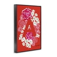 thumbnail image 3 of Stupell Industries Art Deco Floral Bloom Letter A Black Framed Giclee Art, 12 x 18, by Hannah Byatt, 3 of 8
