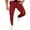 Red, variant on Vedolay Pants For Men Mens Joggers Pants Trousers Multi Pockets Sweatpants,White M