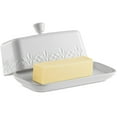 thumbnail image 2 of Godinger Butter Dish, Ceramic Butter Dish With Lid, Kitchen Decor - Dublin Collection, 2 of 4