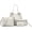 Gray, variant on 4Pcs Women Bags Set Purse Shoulder Handbag Tote Messenger Satchel Bag Crossbody Card Case Holder Wallet