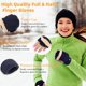 thumbnail image 2 of Guantes Térmicos USB Azul Oscuro, Guantes de Invierno para Hombres y Mujeres, Guantes Térmicos de Punto Lavables, Manopla con 3 Temperaturas Ajustables para Esquí por Computadora, Senderismo, 2 of 5
