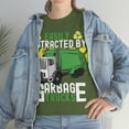 thumbnail image 3 of Recycling Trash Day Easily Distracted by Garbage Trucks T-shirt, 3 of 4