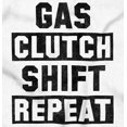 thumbnail image 2 of Gas Clutch Shift Repeat Stick Drive Men's Graphic T Shirt Tees Brisco Brands M, 2 of 4