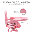 thumbnail image 4 of Asiento Plegable Portatil Para Bebe Ajustable Rosa, 4 of 5