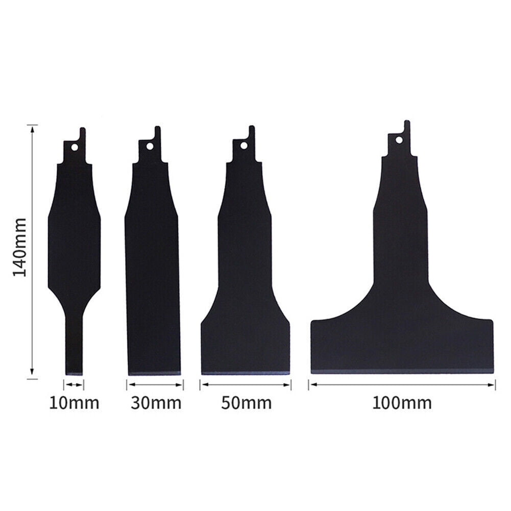 Reciprocating Saw Blade Saber Shovel Tile Mud Electric Cleaning Tools 4Pcs
