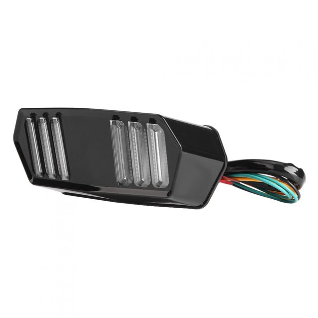 Motorcycle LED Brake Turn Signal Tail Light MSX125 YG-125 Durable Bright Vision 12V Red Yellow