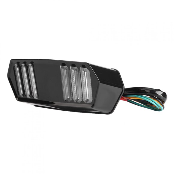 Motorcycle LED Brake Turn Signal Tail Light MSX125 YG-125 Durable Bright Vision 12V Red Yellow