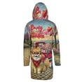 thumbnail image 2 of Be My Valentine's Persian Truck Full of Love Flower Balloon All Over Print 3D Hooded Duffle Toggle Coat Cat Lover Kitten Owner Gifts - 02029, 2 of 6