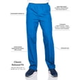 thumbnail image 3 of Landau Essentials 7 Pocket Scrub Pants for Men's: Classic Relaxed Fit, Elastic, Zipper Front, Pull-on Medical 8555, 3 of 5