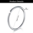 thumbnail image 4 of LAURITAMI 28Pcs 20G Nose Rings Hoops L Shaped Surgical Stainless Steel Nose Piercings Jewelry, 4 of 5