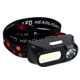 thumbnail image 4 of Faro exterior,Faro exterior LED Linterna frontal con luz,COB 6 modos Linterna frontal Lámpara frontal,Linterna recargable por USB para pesca y camping,Linterna frontal manos libres para, 4 of 8