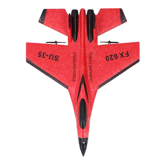 Planeur RC, Moteur Puissant en Mousse Légère pour Extérieur Jaune, Rouge, Bleu
