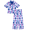 Kpop Demon Hunters Violet, variant on Girls Button Front Top and Pants Pajama Set, 2-Piece, Sizes 4-12