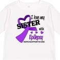thumbnail image 4 of Inktastic I Love My Sister with Epilepsy Hope, Support, Cure Boys or Girls Long Sleeve Toddler T-Shirt, 4 of 5