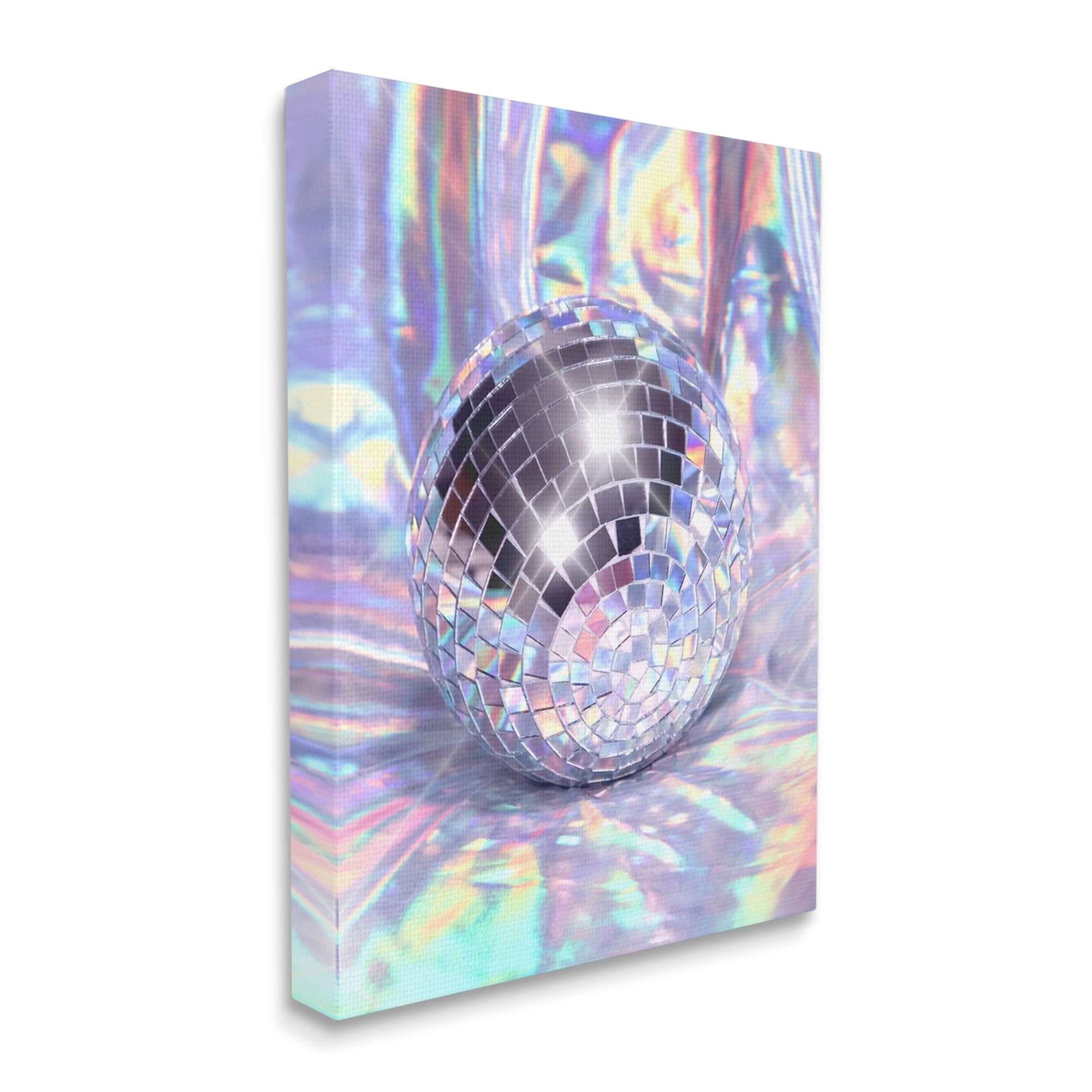 Stupell Industries Gleaming Disco Ball Beauty & Fashion Painting Gallery Wrapped Canvas Print Wall Art, 16 x 20