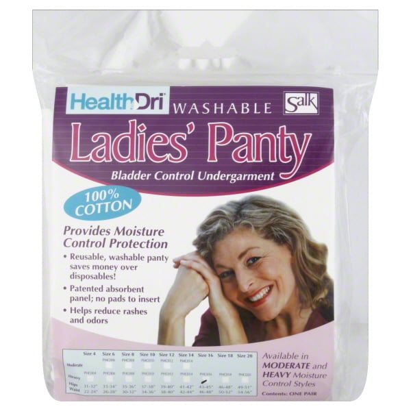 HealthDri Washable Women's Heavy Bladder Control Panties 16 Model